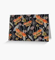 Midnight Moth Greeting Card