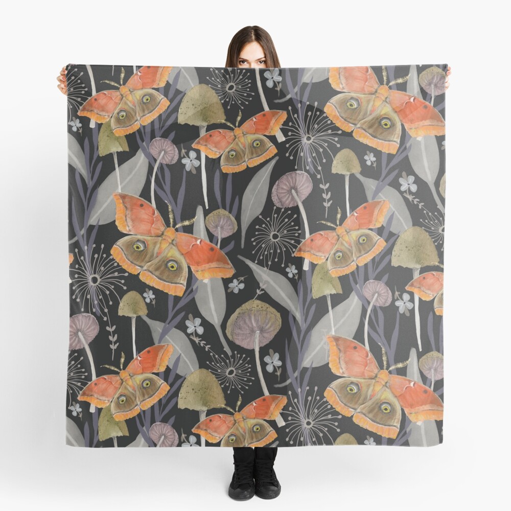 Midnight Moth Scarf