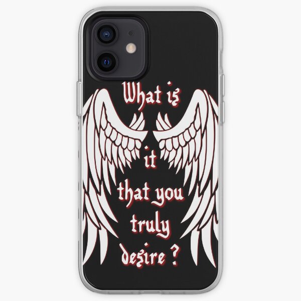 Qu'est-ce que vous désirez vraiment? - blanc Coque souple iPhone