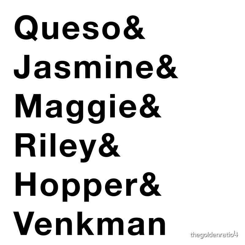 "6 Dog Names" by thegoldenratio4 | Redbubble