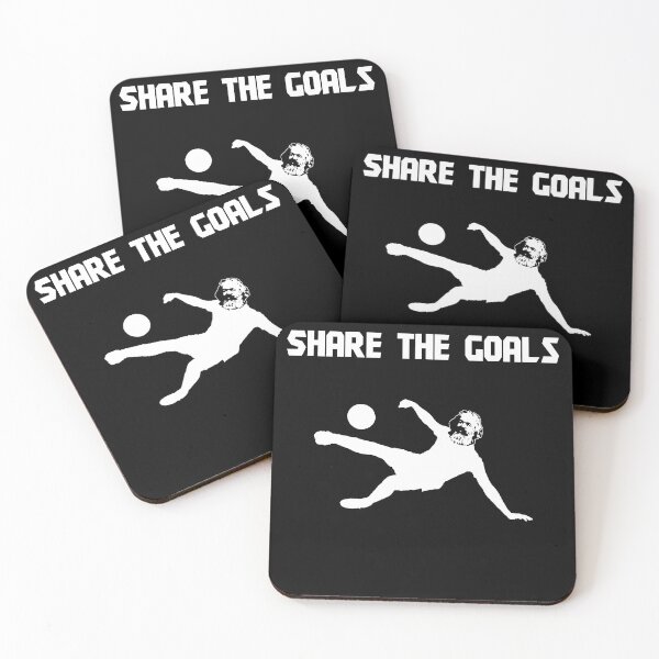 Item preview, SHARE THE GOALS - Karl Marx Communism designed and sold by kailukask.