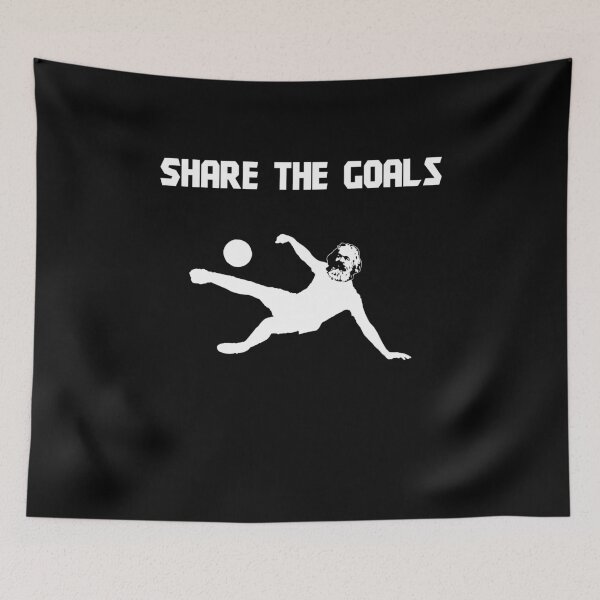 Item preview, SHARE THE GOALS - Karl Marx Communism designed and sold by kailukask.