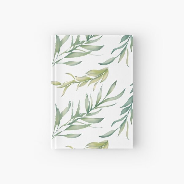 Watercolor plants Hardcover Journal
