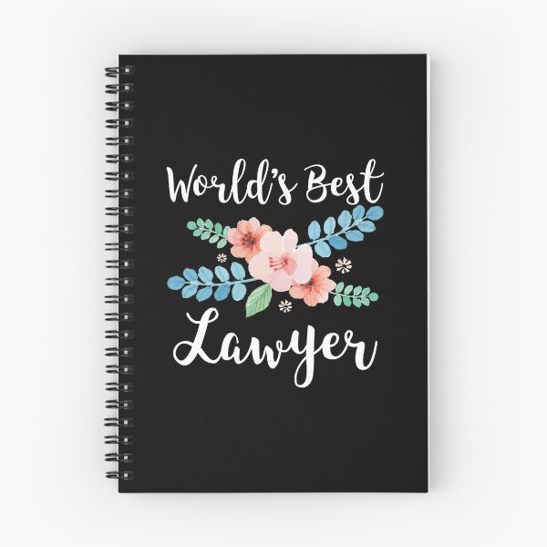 Item preview, World's Best Laywer Advocate Floral Gift Idea designed and sold by haselshirt.
