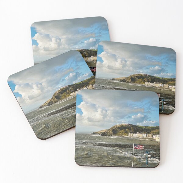 Item preview, Seafront Promenade & Constitution Hill - Coastal Scenery - Aberystwyth designed and sold by Harmony Of The Mind.