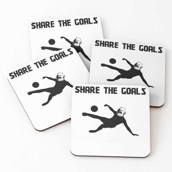 Item preview, SHARE THE GOALS - Karl Marx  designed and sold by kailukask.