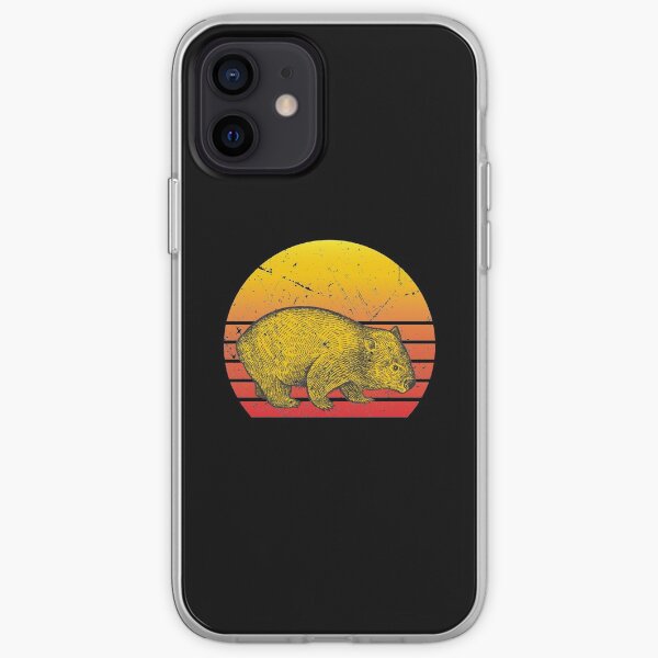 Wombat vintage iPhone Soft Case
