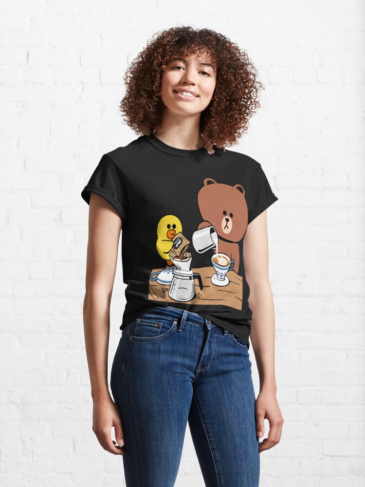 cony and brown t shirt