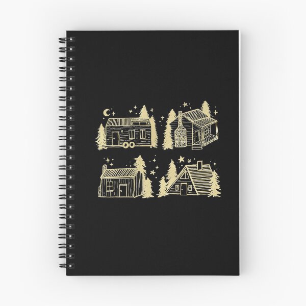 Item preview, Cabins in the wild / gold illustration designed and sold by pinapurri.