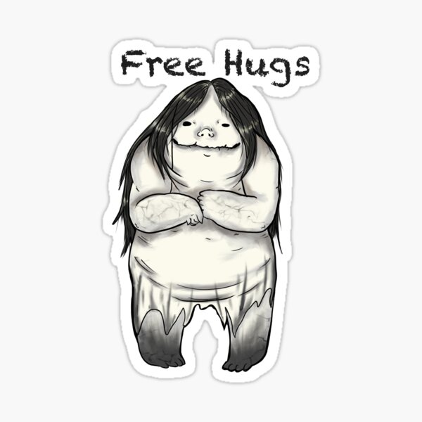 The pale lady Sticker