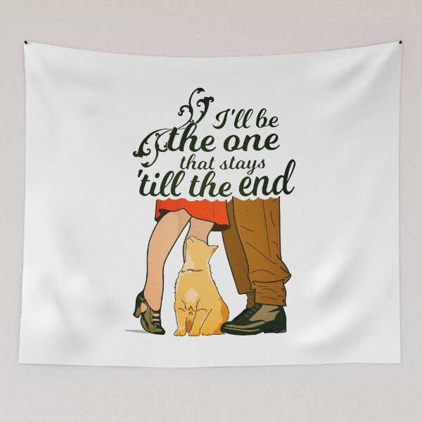 Item preview, I'll be with you until the end Orange County designed and sold by tiquismiquis.