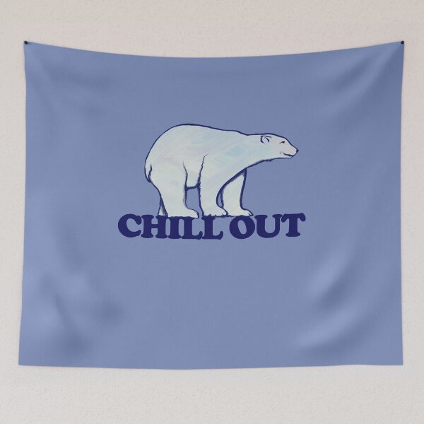 Item preview, Chill Out Polar Bear designed and sold by FrictionMaxxing.