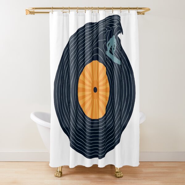 Ride the Music Shower Curtain