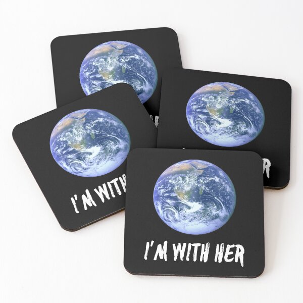 Item preview, I'm With Her Funny Earth Day designed and sold by SwagHut.