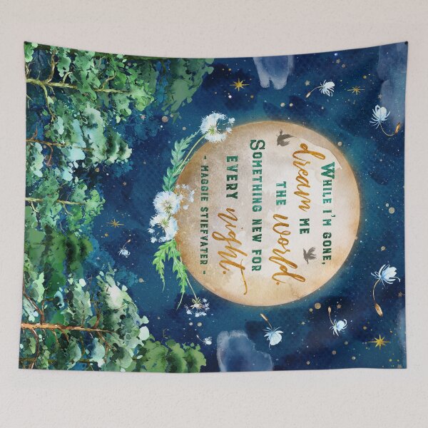 Item preview, Dream me the world designed and sold by Stella Bookish Art.