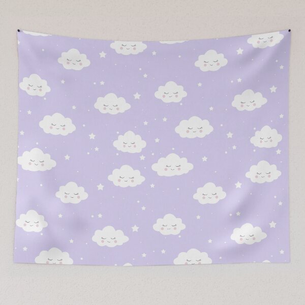 Item preview, Kawaii cloud pattern designed and sold by ValentinaHramov.
