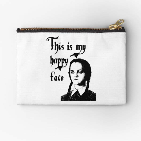 Wednesday Addams Zipper Pouches for Sale