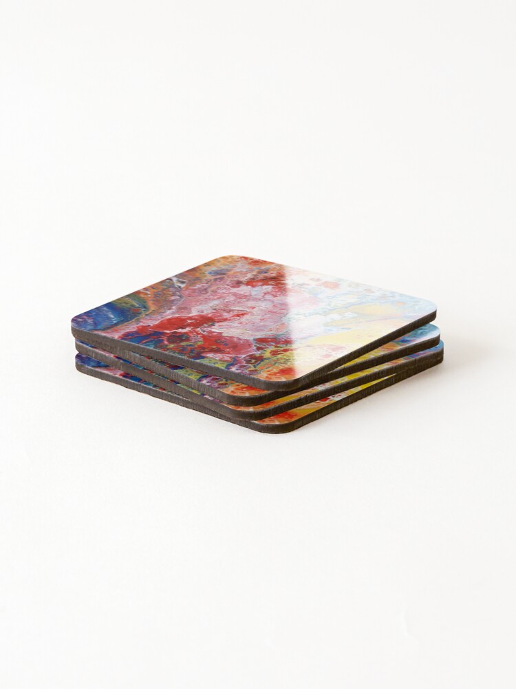 Thumbnail 4 of 5, Coasters (Set of 4), Explosion designed and sold by Allpm.