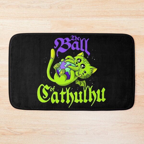 Item preview, Cute Kawaii Cathulhu Eating the World Cat Cthulhu Necronomicon funny kitty kraken designed and sold by AlteregoShop.