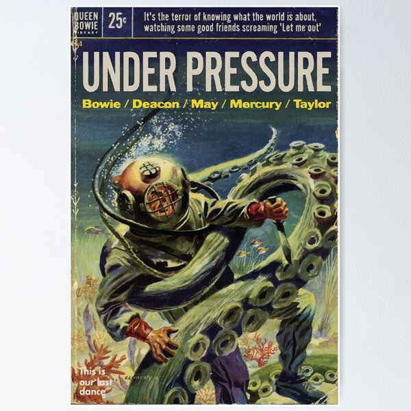 Item preview, Vintage Sci Fi Book Cover - Unter Druck designed and sold by Persona-.
