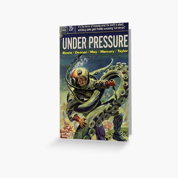 Item preview, Vintage Sci Fi Book Cover - Under Pressure designed and sold by Persona-.