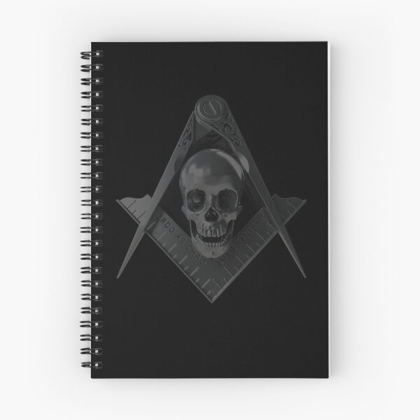 Item preview, Freemason Square & Compass Stealth Skull Widows Son Masonic designed and sold by MasterMasonMade.
