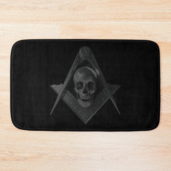 Item preview, Freemason Square & Compass Stealth Skull Widows Son Masonic designed and sold by MasterMasonMade.