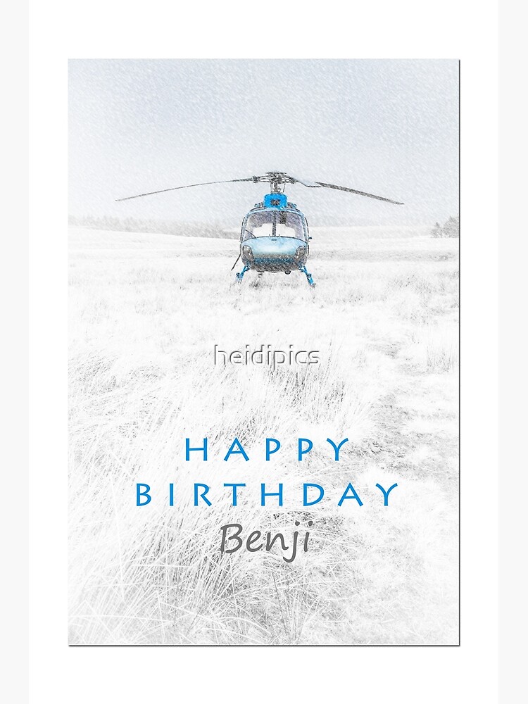 Benji The Birthday Bear | Greeting Card