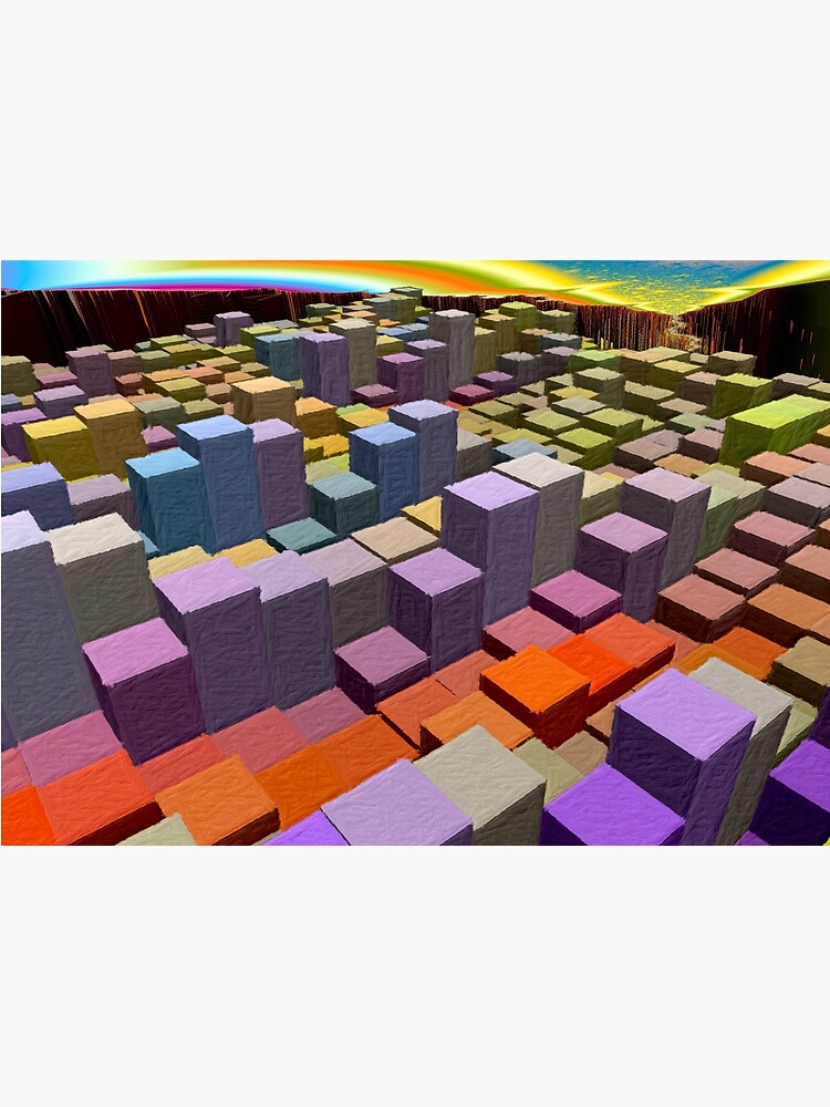 "Rainbow City" Poster for Sale by marjanmencin Redbubble