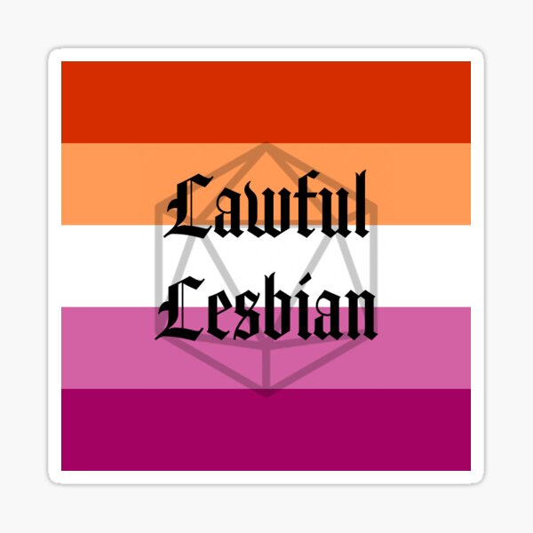 Lawful Lesbian Sticker