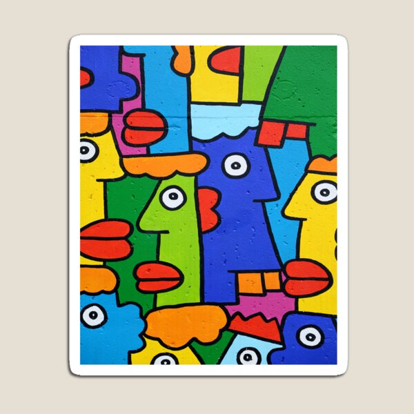Street Art, Graffiti T-Shirt Magnet