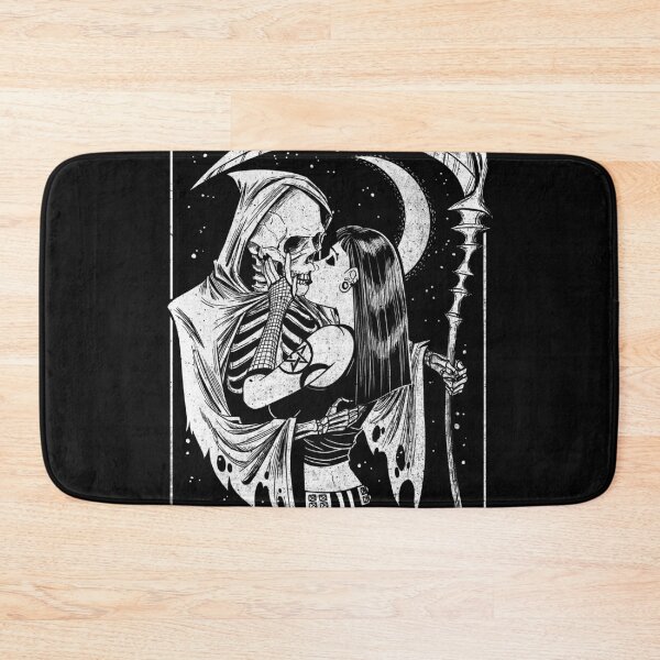 Item preview, Blackcraft Vintage Death the Grim Reaper Kiss Tarot Card designed and sold by AlteregoShop.