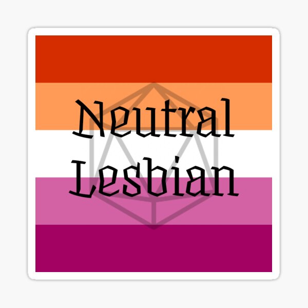 Neutral Lesbian Sticker