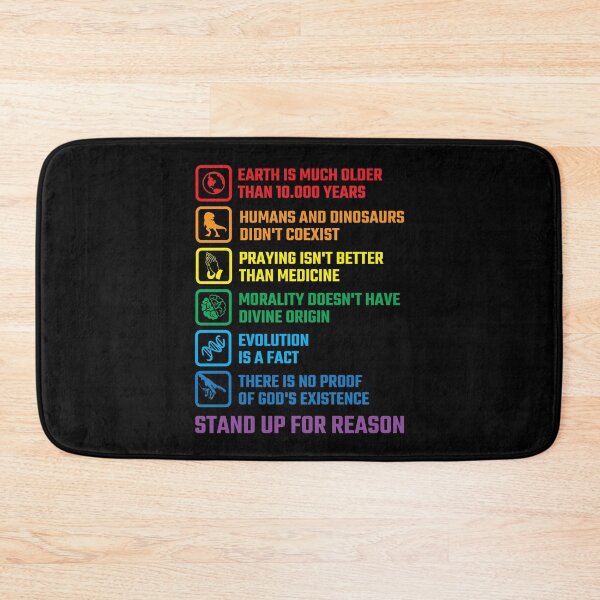 Item preview, [UPDATED!] Stand Up For Reason - Earth Is Older Than 10000 Years - Humans And Dinosaurs Didn't Coexist - Praying Isn't Better Than Medicine - Evolution Is A Fact - There Is No Proof Of God designed and sold by radvas.