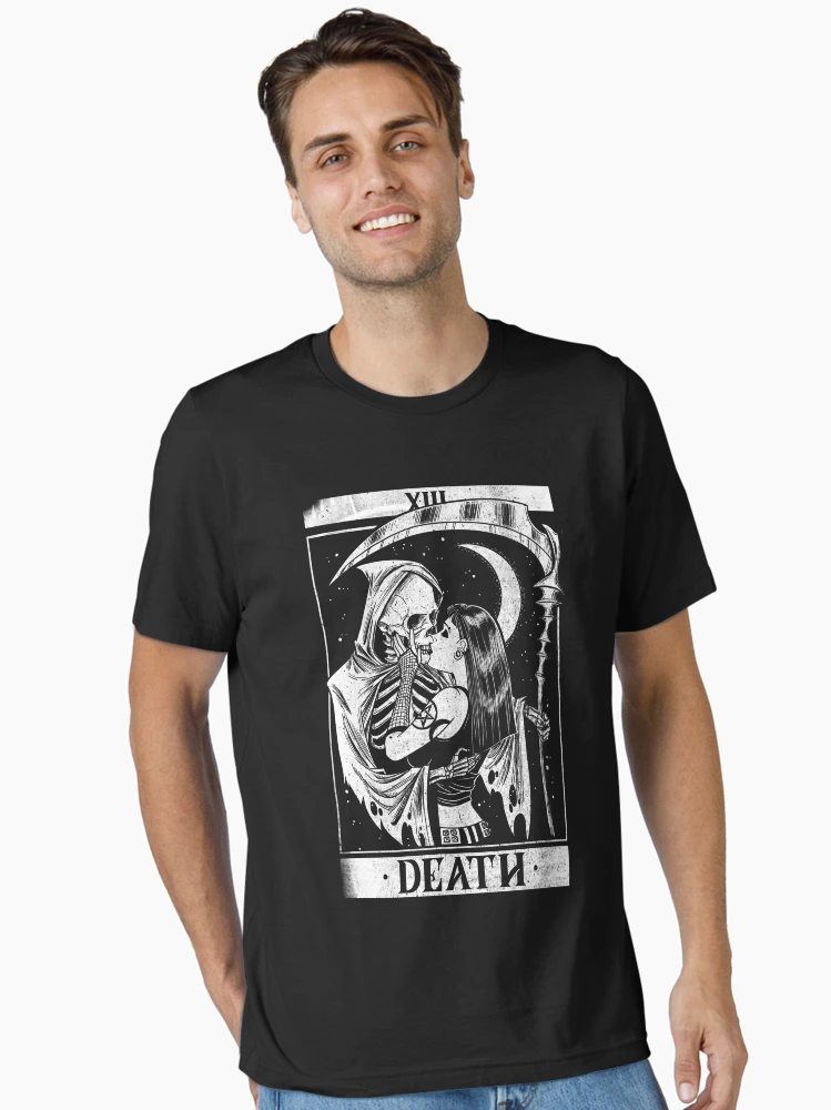 Blackcraft Vintage Death the Grim Reaper Kiss Tarot Card