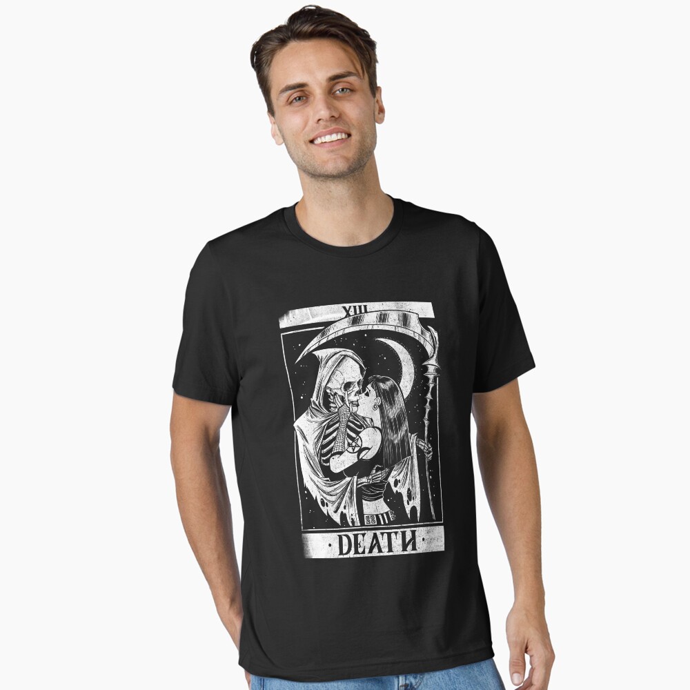 Blackcraft Vintage Death the Grim Reaper Kiss Tarot Card