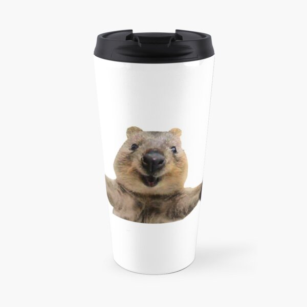 Happy quokka welcoming hug Travel Mug