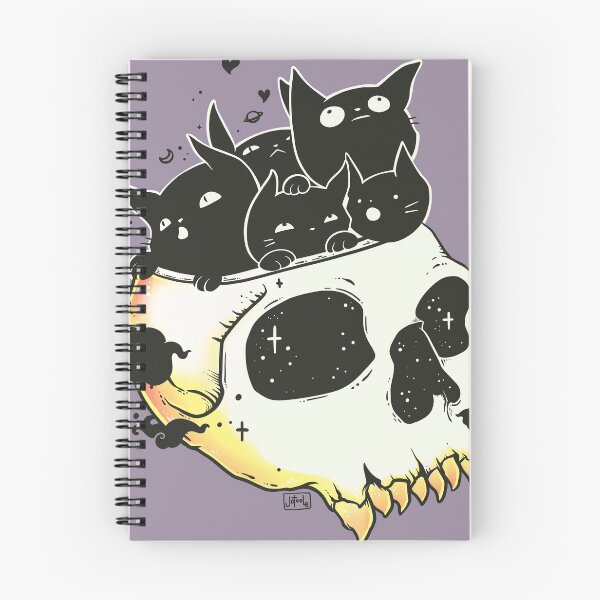 Item preview, Skull Full Of Black Cat Kittens designed and sold by cellsdividing.