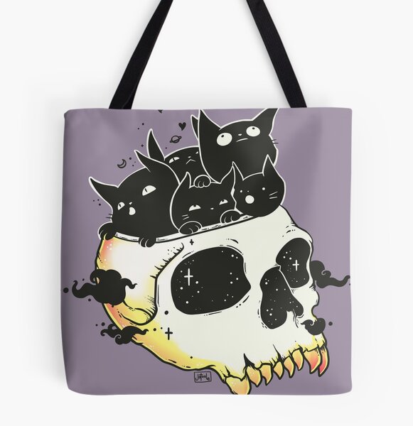 Gothic One-Eyed Devil Rabbit Messenger Bag