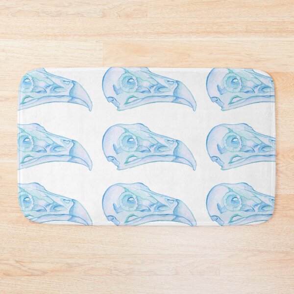 Item preview, Blue Bird Skull designed and sold by Rhiannon Redfern.