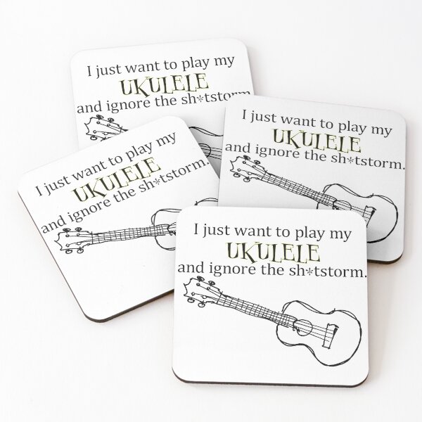 Item preview, I just want to play my ukulele designed and sold by Krista Wells.
