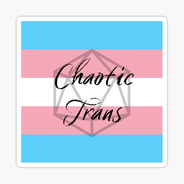 Chaotic Trans Sticker