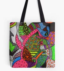 Abstract Fluoro 1 Entire Work Tote Bag