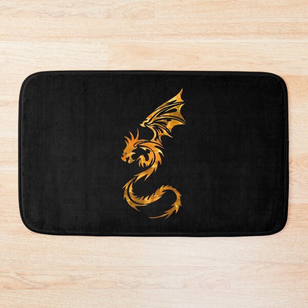 Item preview, Tattoo dragon made of golden polygons designed and sold by AndreasSteinweg.