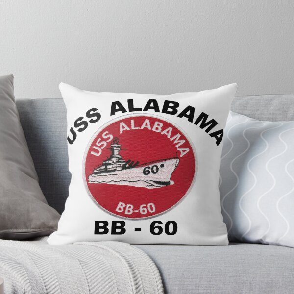 Item preview, USS Alabama (BB-60) Crest designed and sold by Nikki SpaceStuffPlus.
