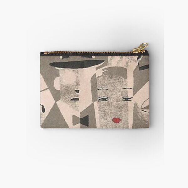 Item preview, Art Deco Couple Vintage Japanese Matchbox Poster designed and sold by vintagevivian.