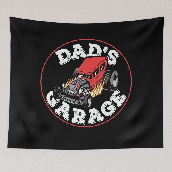 Item preview, Dad Garage Hot Rod designed and sold by TheCrazyBear.