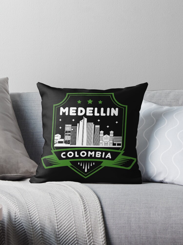 Bogota Map Pillow - Colombia Map selling Pillow 18x18