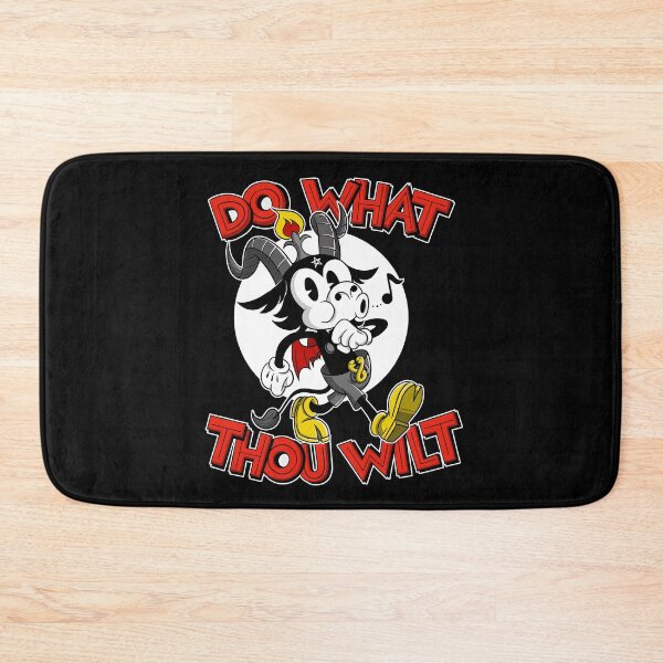 Item preview, Do What Thou Wilt Baphomet 30s Cartoon Occult Esotericism designed and sold by AlteregoShop.