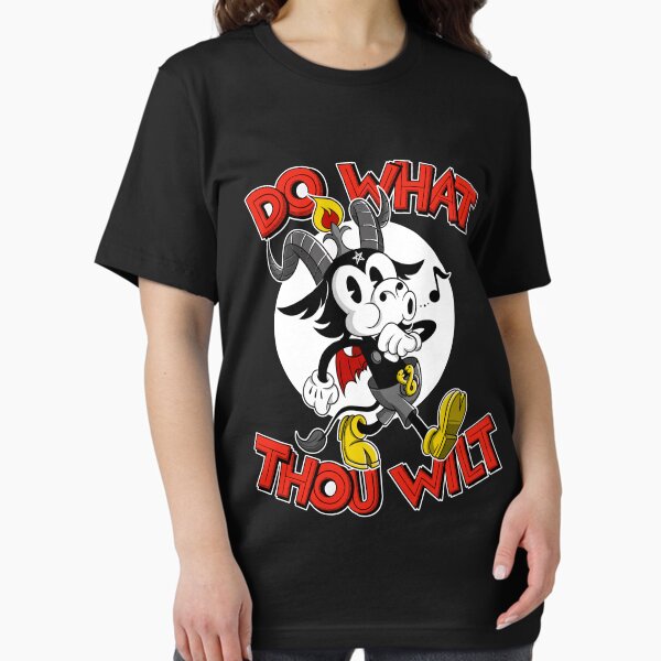 Item preview, Do What Thou Wilt Baphomet 30s Cartoon Occult Esotericism designed and sold by AlteregoShop.